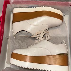 White Platform Shoes.